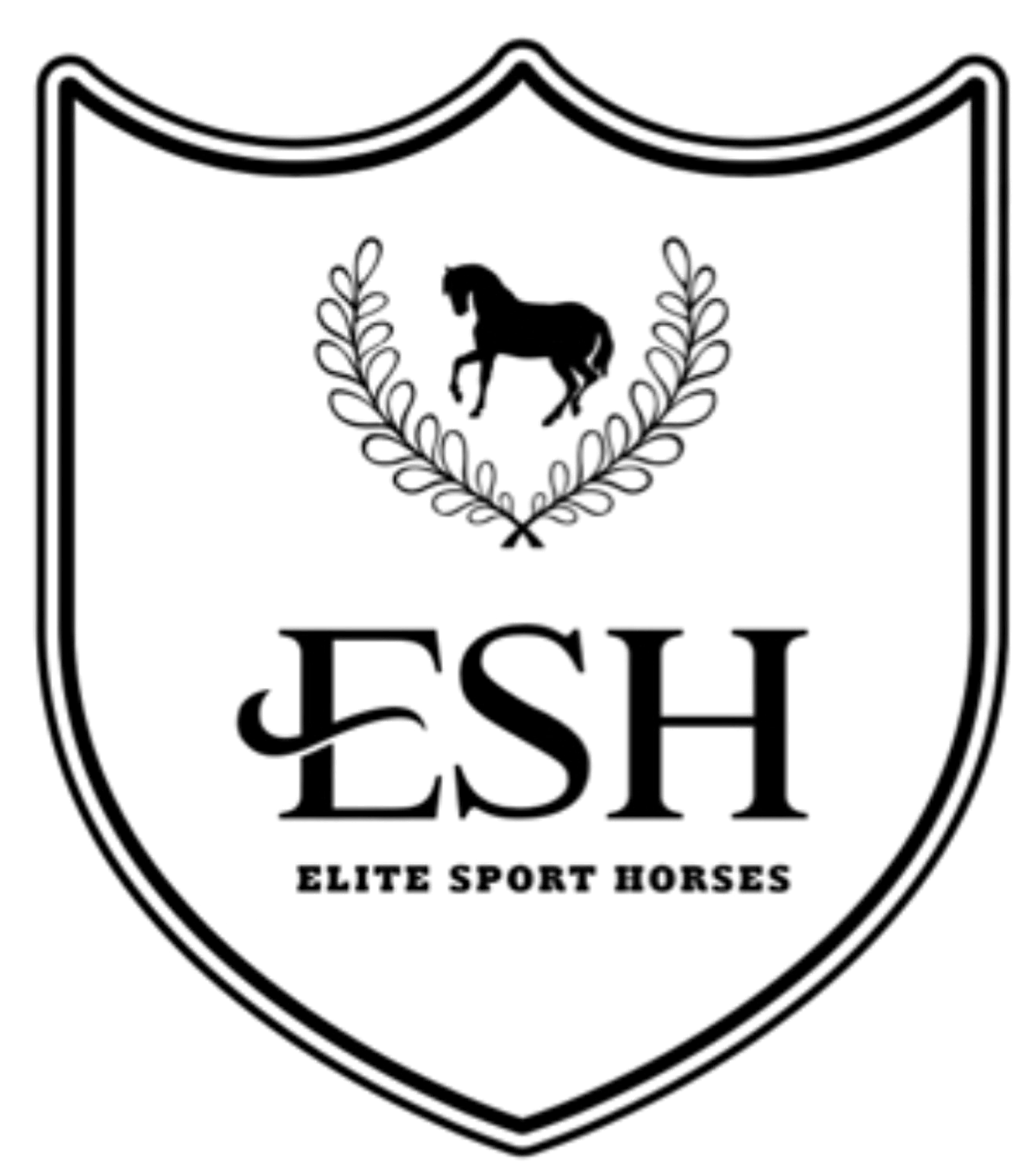 Elite Sport Horses – complete ESH crest logo